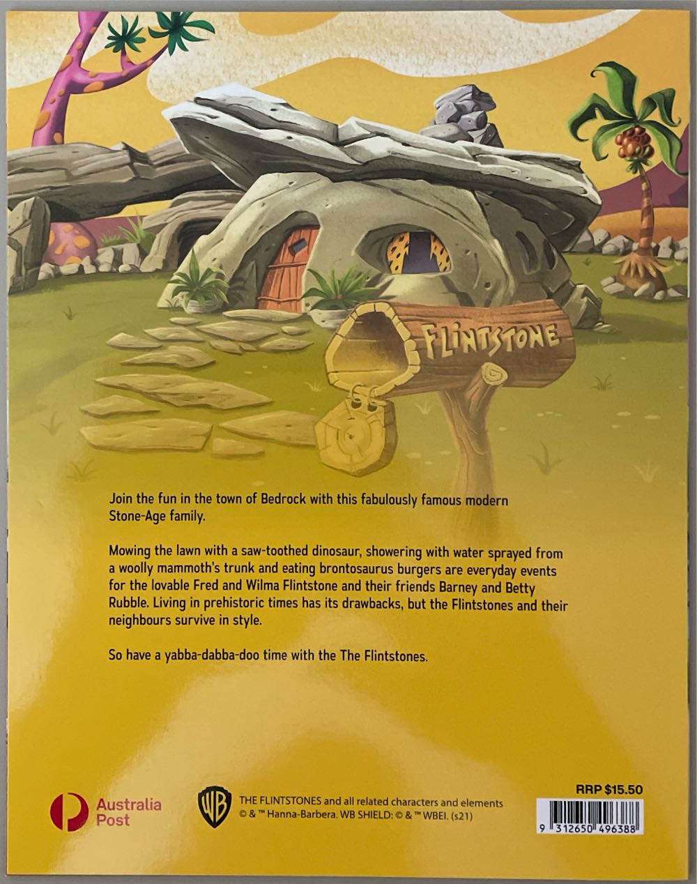 Pack Australia The Flintstones Self Adhesive S  stamp collectible [Barcode 9312650496388] - Main Image 2
