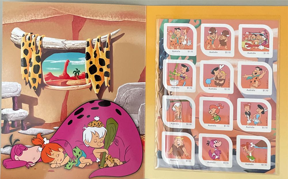 Pack Australia The Flintstones Self Adhesive S  stamp collectible [Barcode 9312650496388] - Main Image 3
