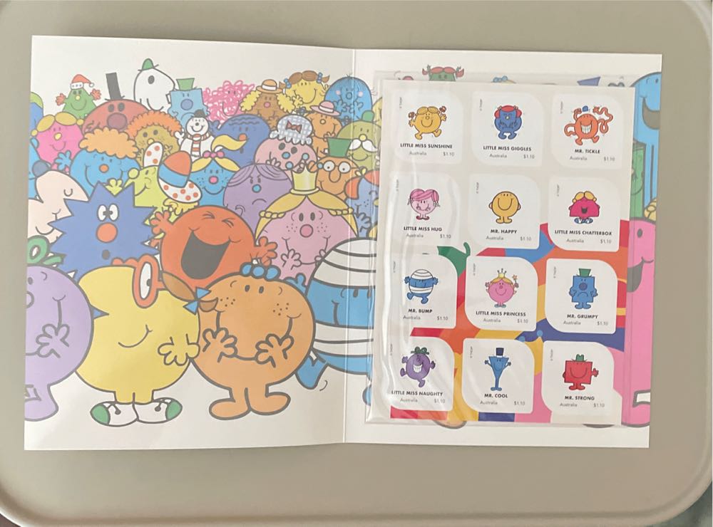 Pack Australia Mr Men & Little Miss 50th Anniversary Self Adhesive  stamp collectible [Barcode 9312650817909] - Main Image 3