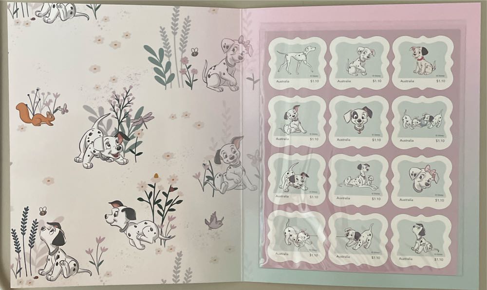 Stamp Pack Australia 101 Dalmatians Self Adhesive Stamps  stamp collectible [Barcode 9312650802295] - Main Image 3