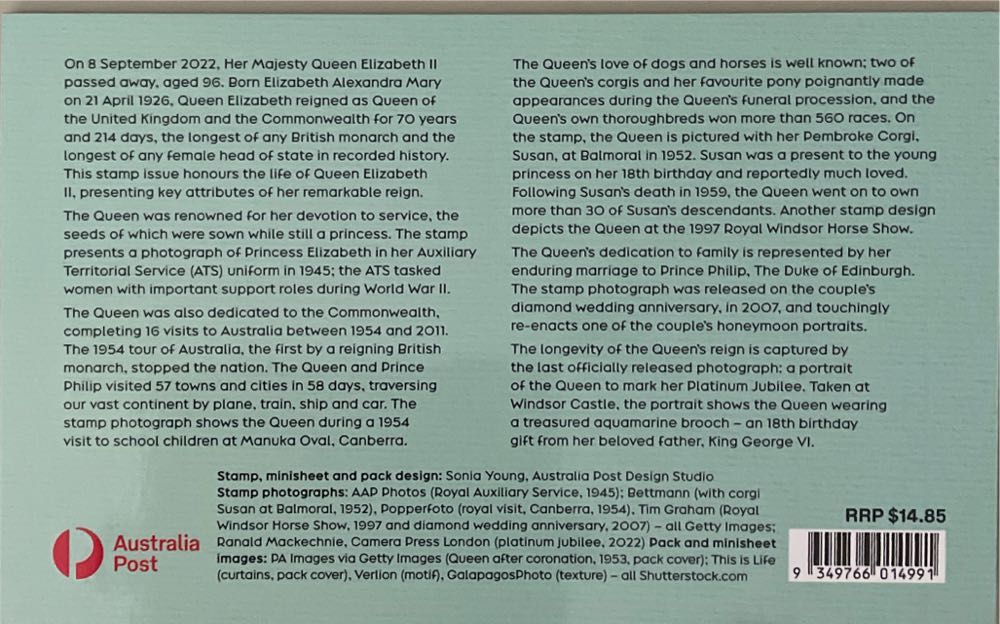 Stamp Pack  stamp collectible [Barcode 9349766014991] - Main Image 3