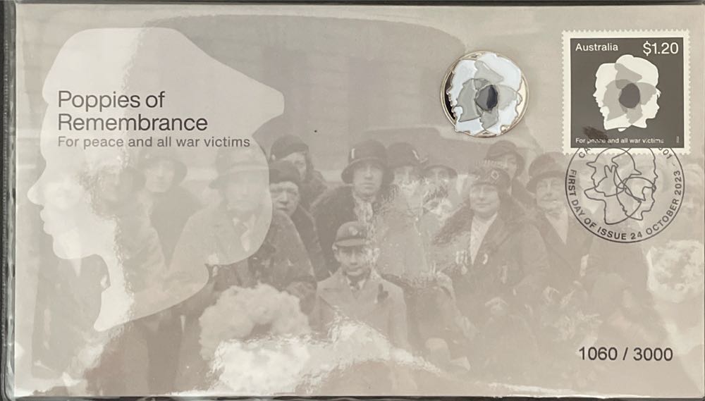 Poppies Of Remembrance For Service & Sacrifice Prestige Fdc White  stamp collectible [Barcode 9349766017664] - Main Image 3