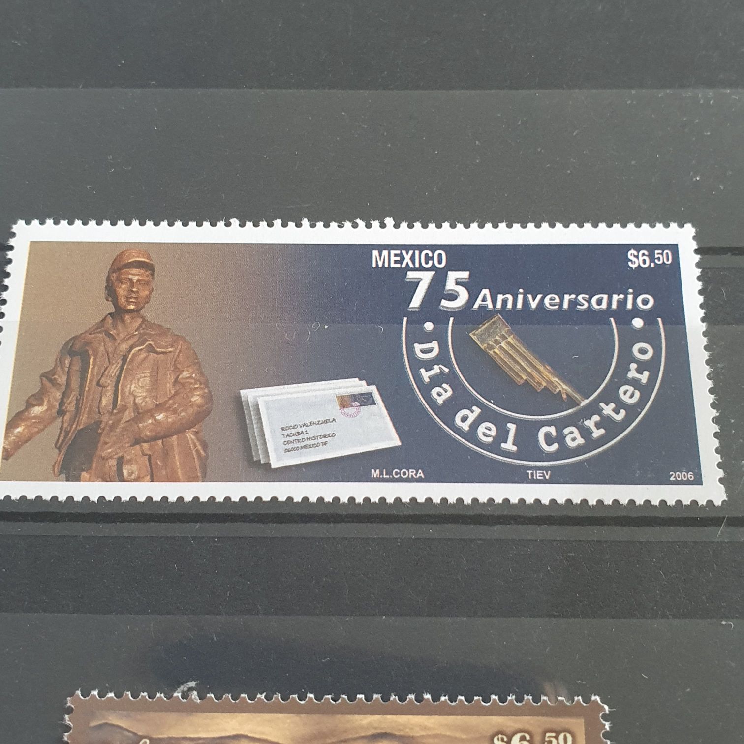 75 Aniversario Día Del Cartero  stamp collectible - Main Image 2