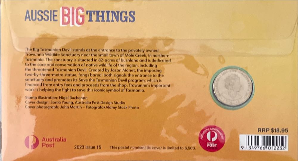 PNC Aussie Big Things  stamp collectible [Barcode 9349766018838] - Main Image 2