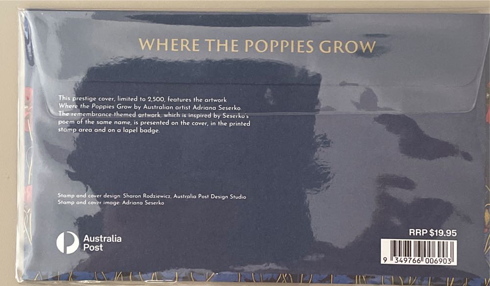 Pnc Where The Poppies Grow  stamp collectible [Barcode 9349766006903] - Main Image 2