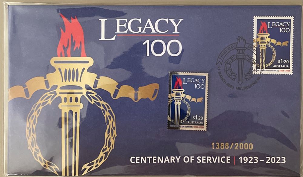 Legacy Centenary Of Service Prestige Badge  stamp collectible [Barcode 9349766005494] - Main Image 3