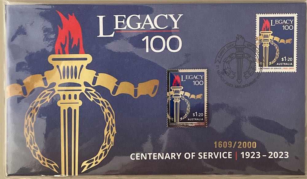 Legacy Centenary Of Service Prestige Badge  stamp collectible [Barcode 9349766005494] - Main Image 4