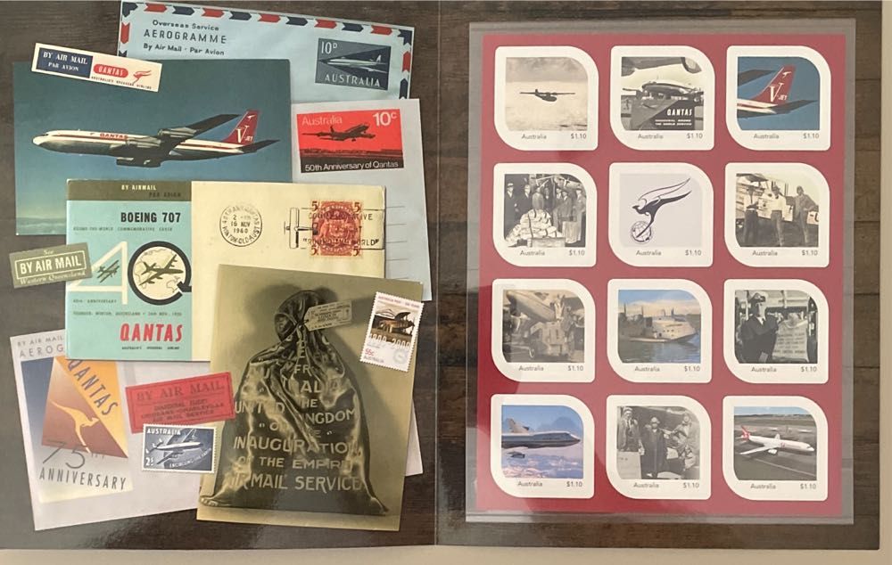 Pack Australia Post Partnership 100 Years S A S Qantas  stamp collectible [Barcode 9312650266400] - Main Image 3