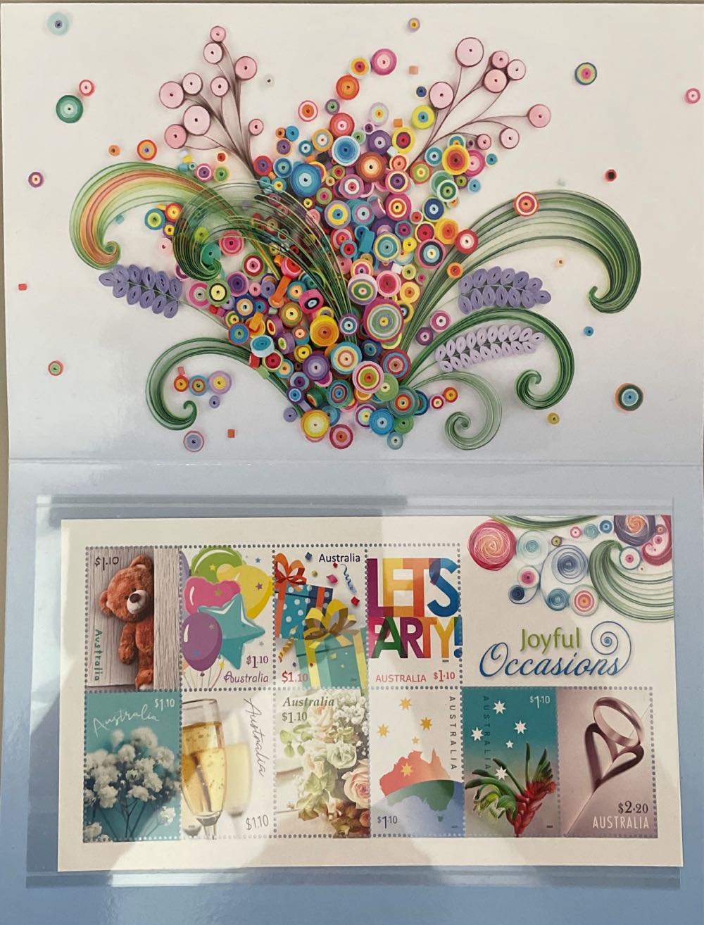 Joyful Occasions  stamp collectible [Barcode 9312650449780] - Main Image 3