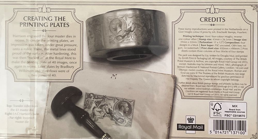 Gb Presentation Pack  stamp collectible [Barcode 5014721137100] - Main Image 2