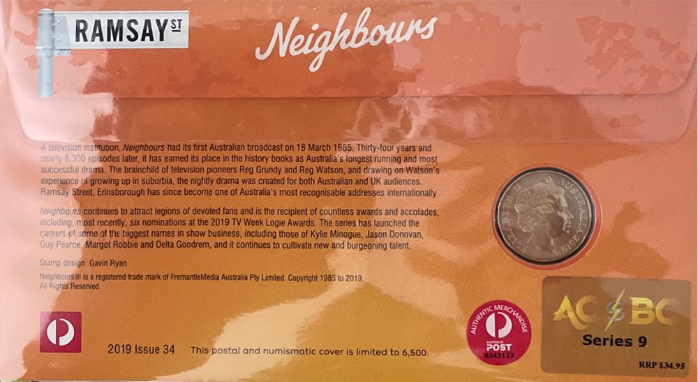 37 Years Of Neighbours Finale  stamp collectible - Main Image 2