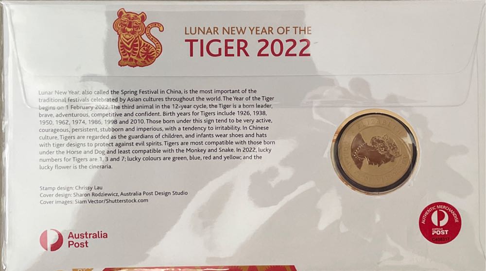 Lunar New Year Of The Tiger  stamp collectible - Main Image 2