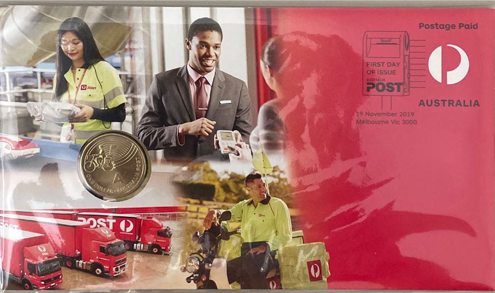 Pnc Australia Season’s Greetings Christmas Perth Mint $1 Coloured Coin