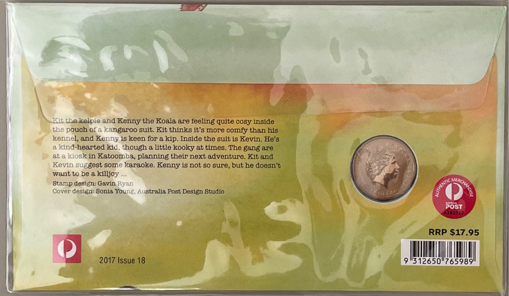 Pnc Australia Letter K Fair Dinkum Aussie Alphabet Ram $1 Coin With  stamp collectible [Barcode 9312650765989] - Main Image 2