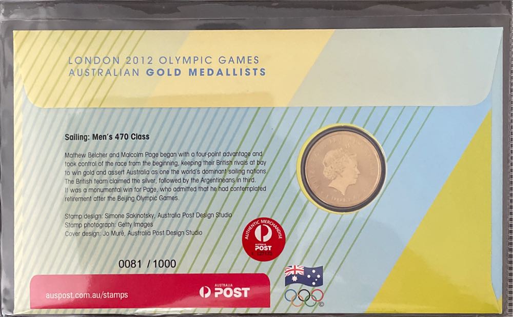 London 2012 Olympic Games Pnc  stamp collectible - Main Image 2