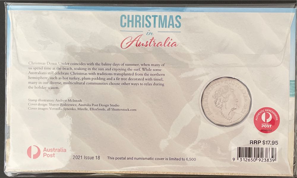 Pnc Australia Christmas Island Christmas In Australia Ram 50c Coin Coins  stamp collectible [Barcode 9312650923839] - Main Image 2