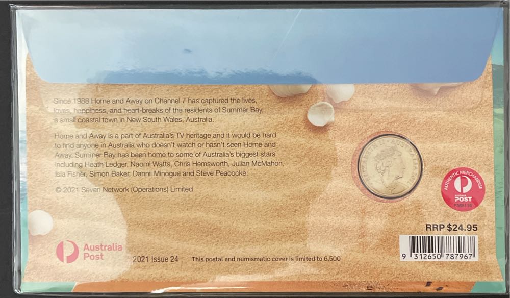 Pnc Australia Home And Away Ram $1 ”h” Coin  stamp collectible [Barcode 9312650787967] - Main Image 2