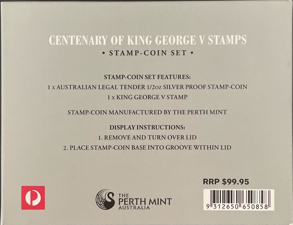 King George V  stamp collectible [Barcode 9312650650858] - Main Image 2