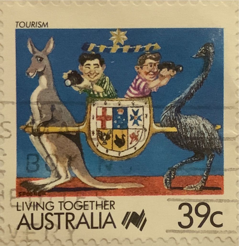 Living Together Cartoons  stamp collectible - Main Image 2