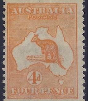 AUSTRALIAN KANGAROO 1/2d  stamp collectible - Main Image 2