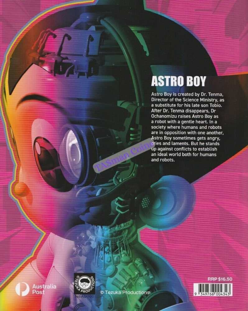 Astro Boy 20th Anniversary Self Adhesive Stamps  stamp collectible [Barcode 9349766004343] - Main Image 3