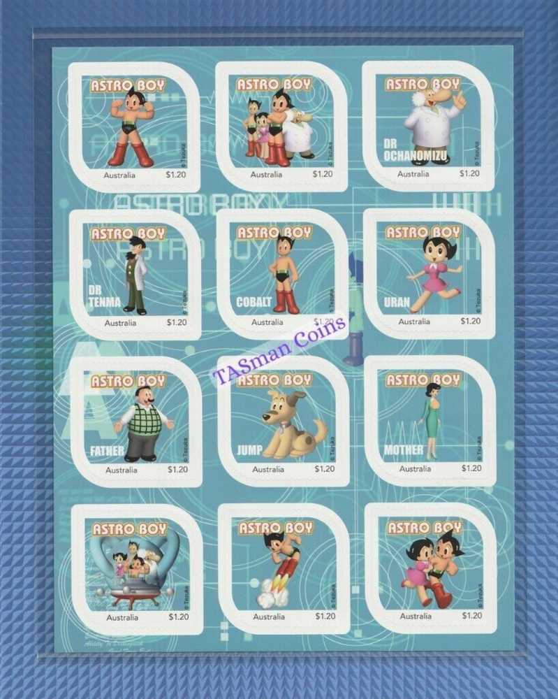 Astro Boy 20th Anniversary Self Adhesive Stamps  stamp collectible [Barcode 9349766004343] - Main Image 4