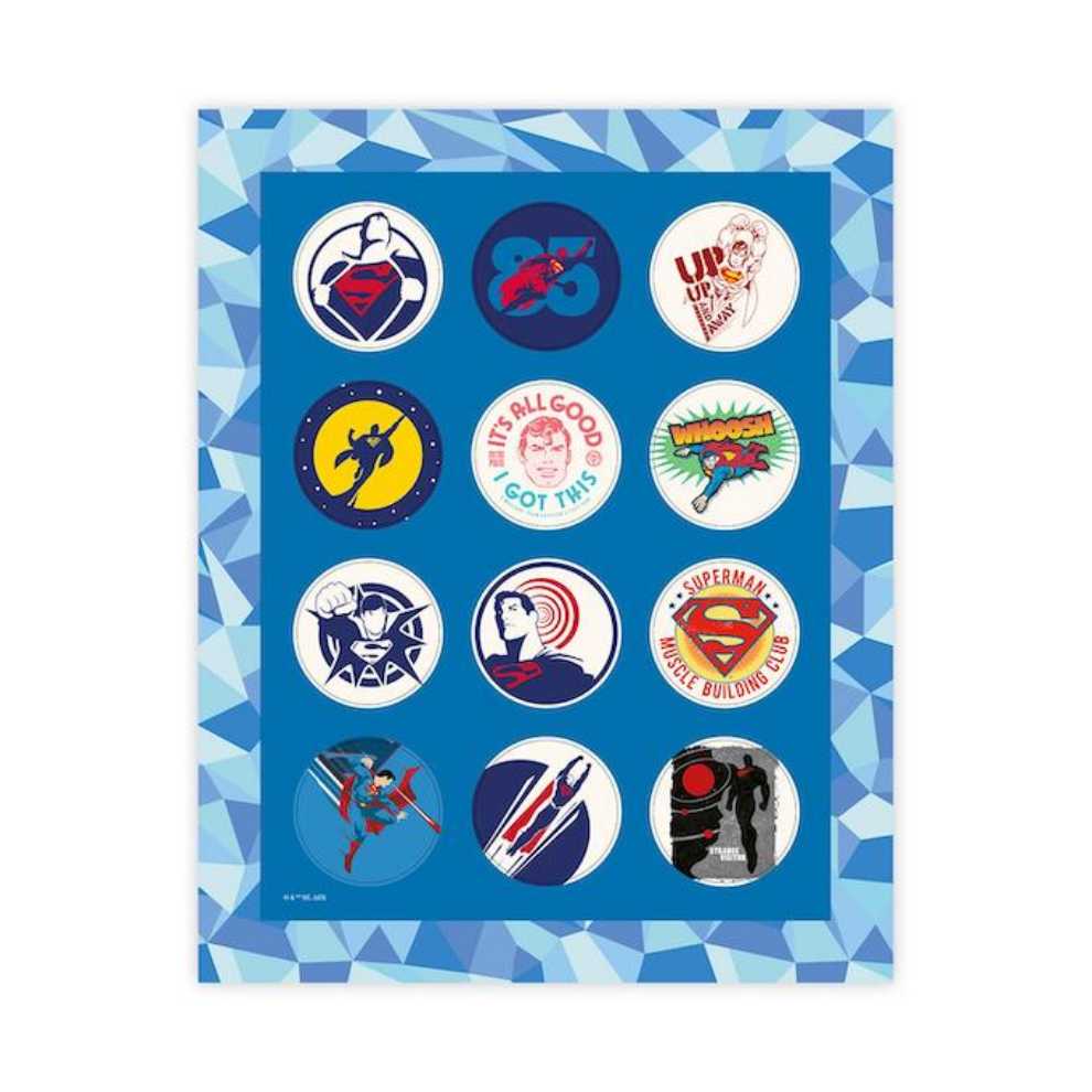 Superman 85th Anniversary Stickers & Adhesive Stamp Sheet  stamp collectible [Barcode 9349766006446] - Main Image 2