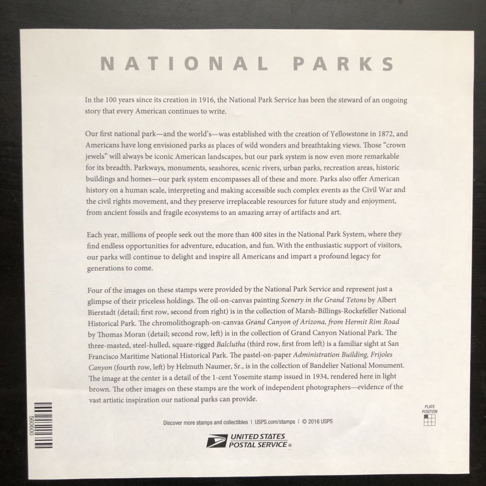 National Parks  stamp collectible - Main Image 2