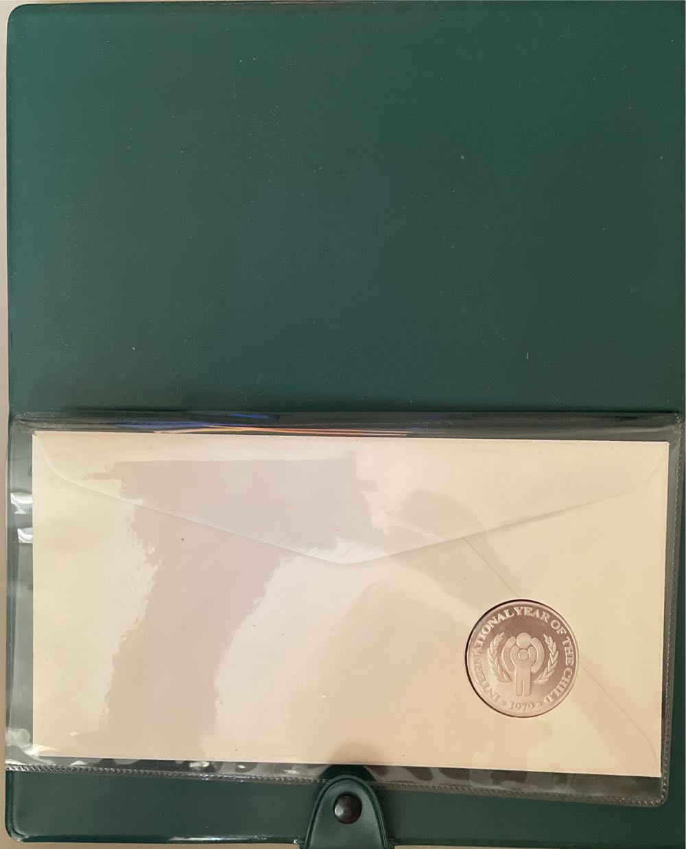 The International Year Of The Child Medallic First Day Cover  stamp collectible - Main Image 3