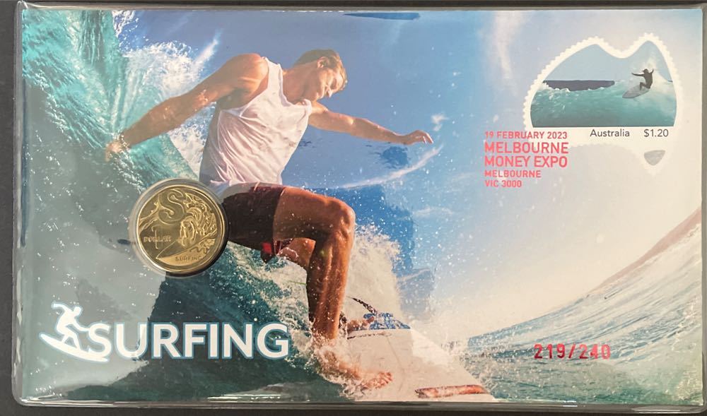 Pnc Surfing Melboune Money Expo  stamp collectible - Main Image 3