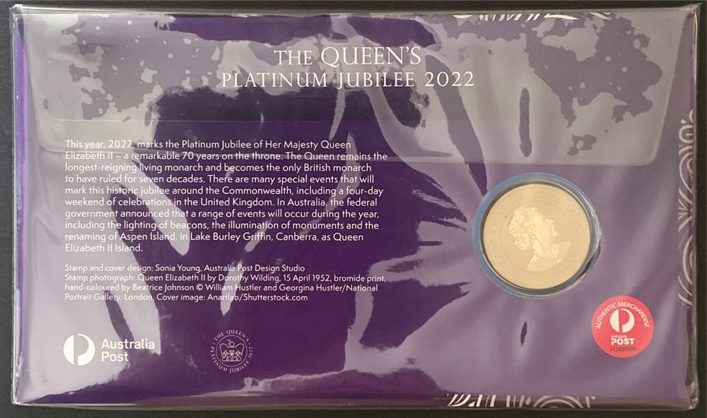 Pnc QE2 Platinum Jubilee ANDA Fair Issue  stamp collectible - Main Image 2