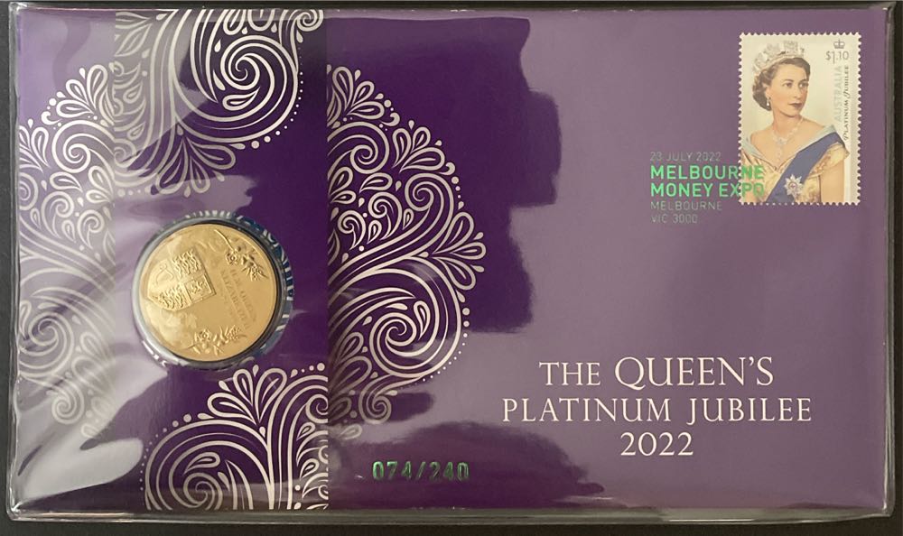 Pnc QE2 Platinum Jubilee ANDA Fair Issue  stamp collectible - Main Image 3