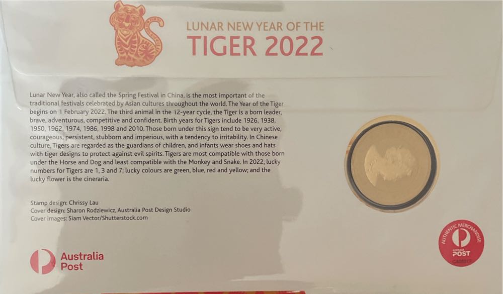 Pnc Lunar New Year Of The Toger  stamp collectible - Main Image 2