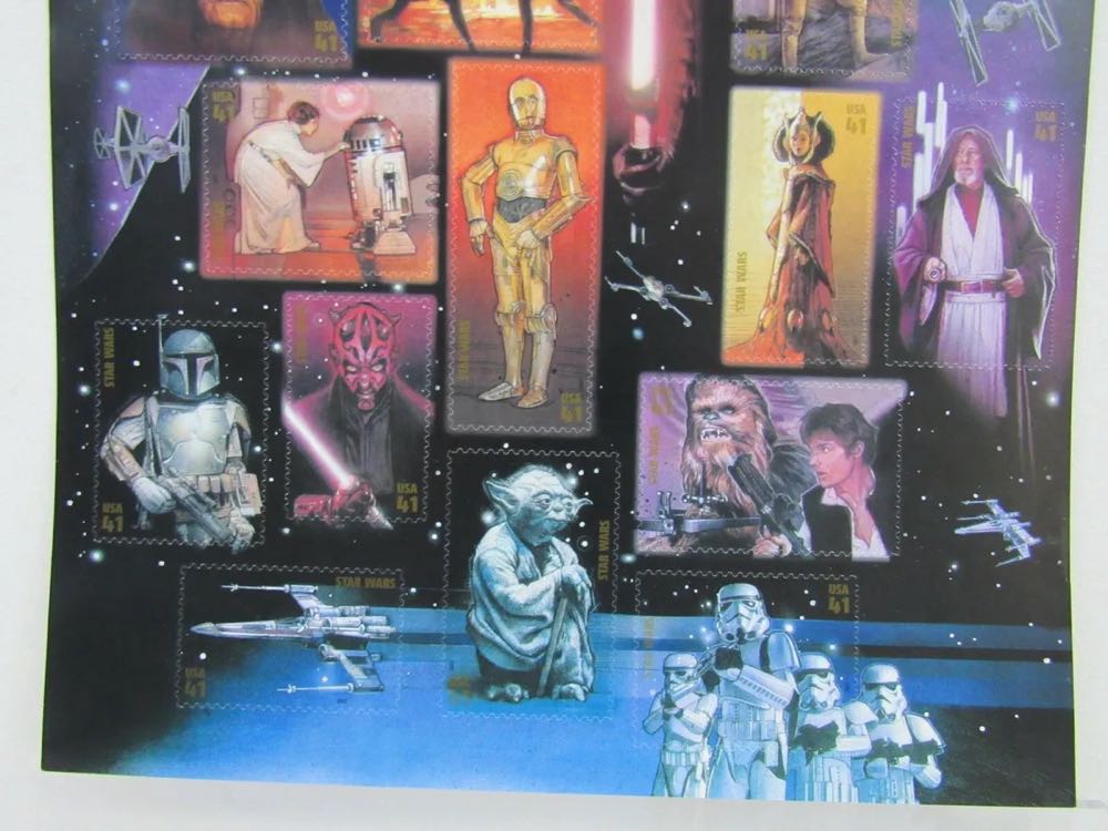 Star Wars Collector Stamp Sheet Complete 2007  stamp collectible - Main Image 3