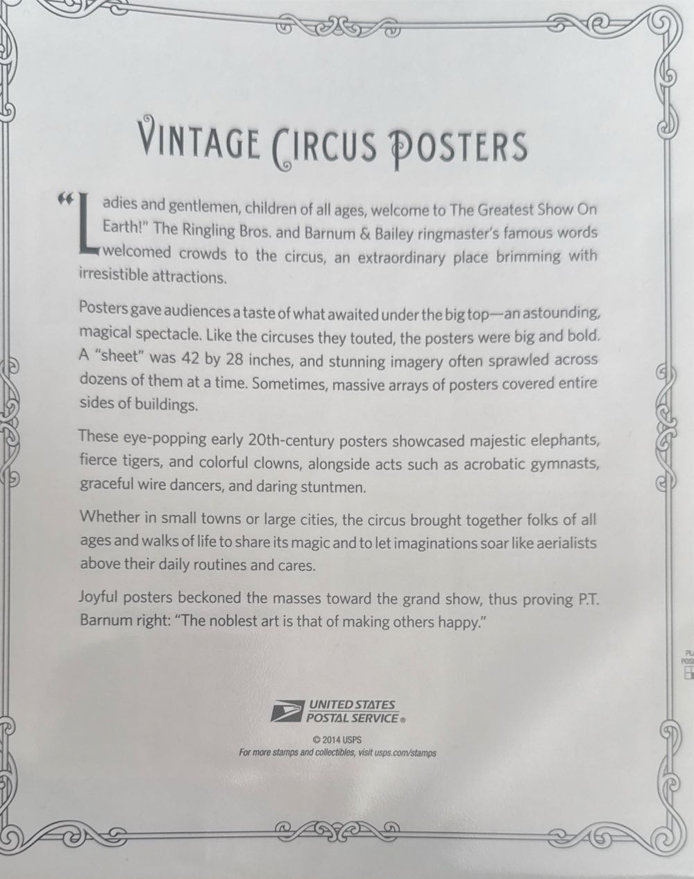 Vintage Circus Posters  stamp collectible - Main Image 2