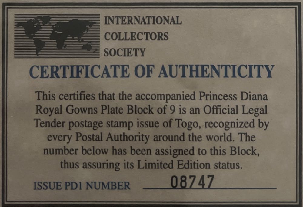 International Collectors Society  stamp collectible - Main Image 2