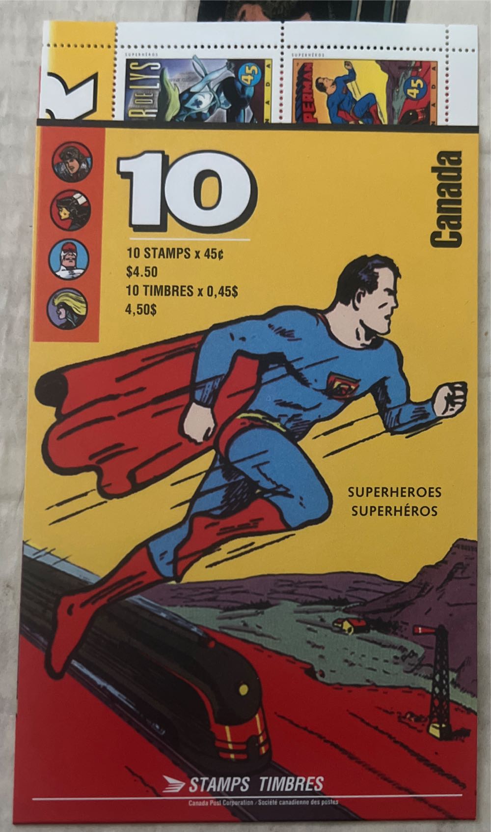 The Super Heroes Collectors Pack  stamp collectible - Main Image 3