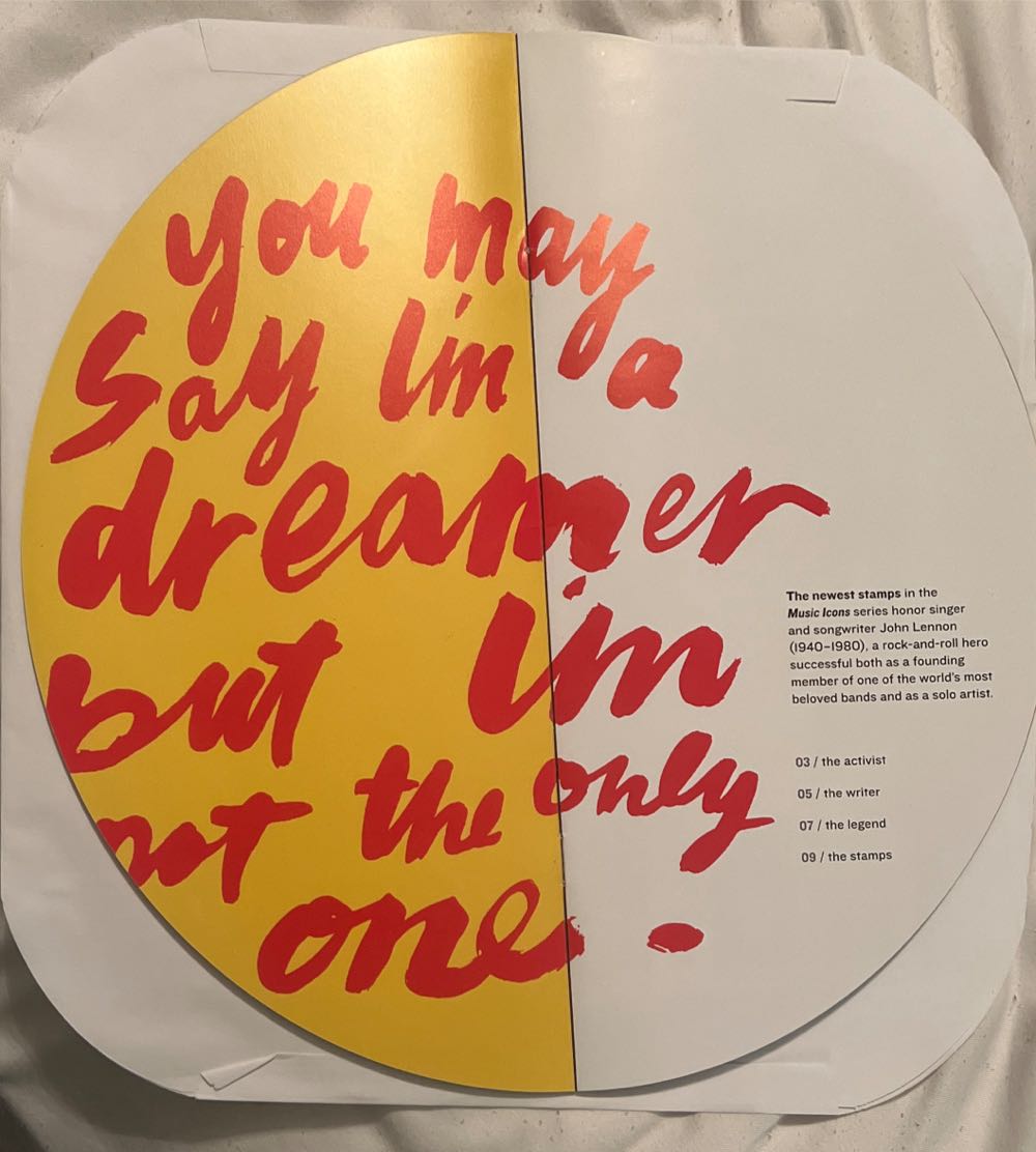 John Lennon  stamp collectible - Main Image 4