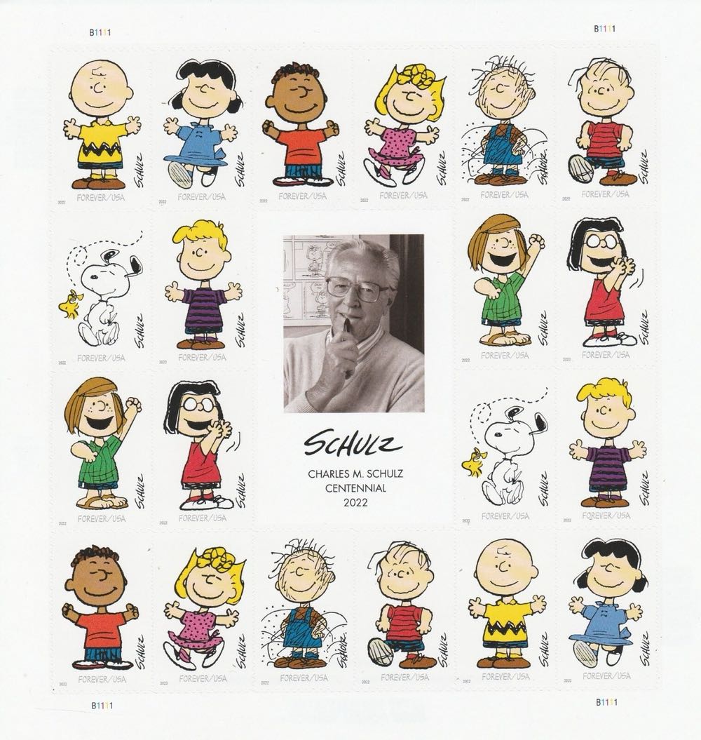 2022 Charles Schulz 100th Centennial Framed Collectible Stamps Charles M. Schulz  stamp collectible - Main Image 2