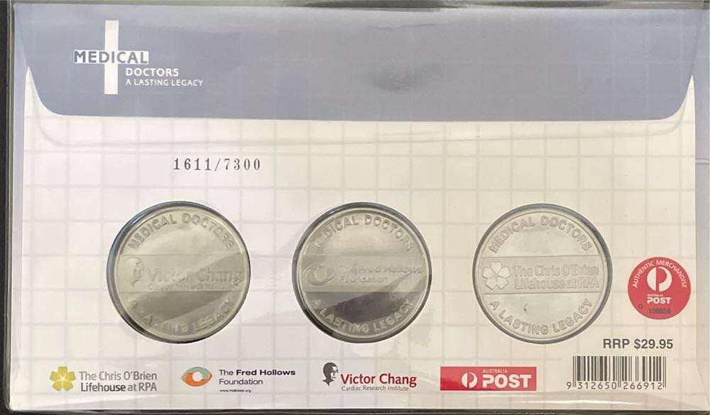 Medical Doctors A Lasting Legacy  stamp collectible [Barcode 010200001622] - Main Image 2