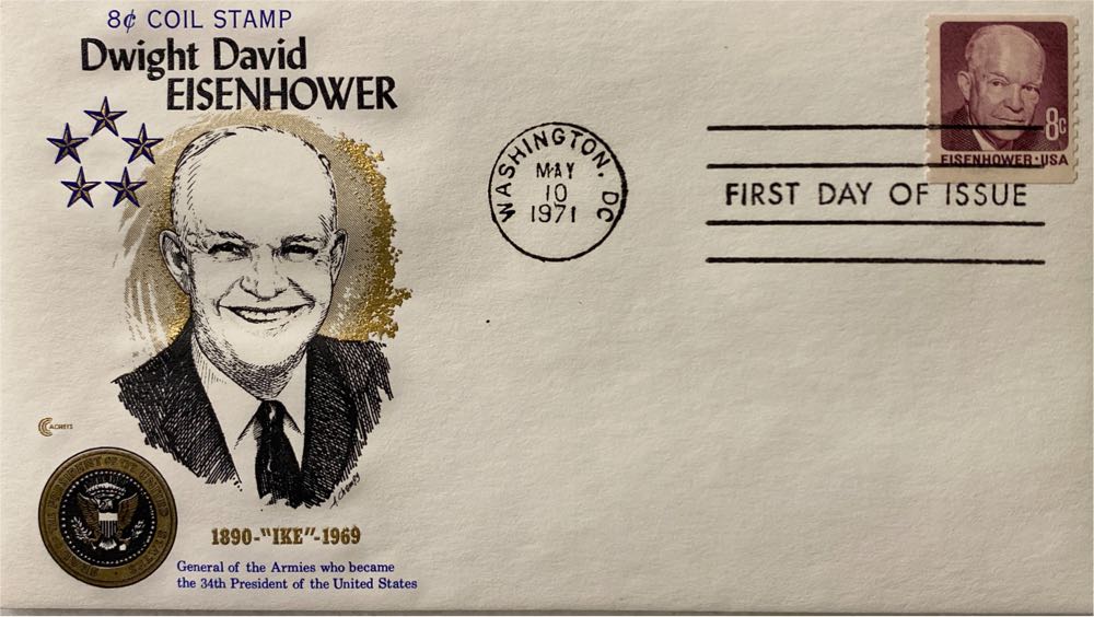 Dwight D. Eisenhower  stamp collectible - Main Image 2