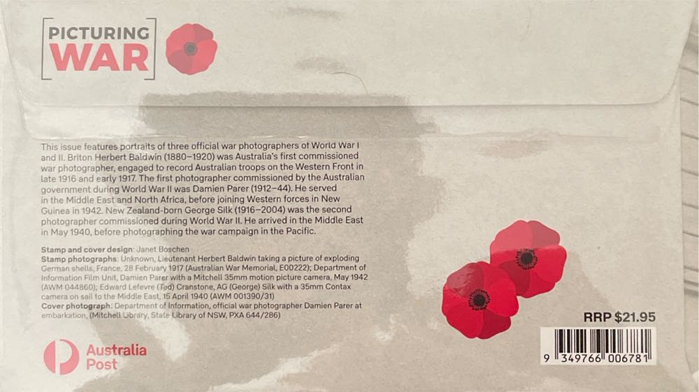 PNC Picturing War  stamp collectible [Barcode 9349766006781] - Main Image 2