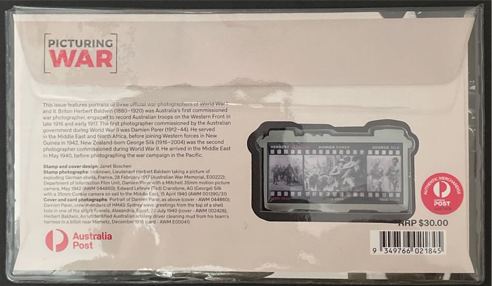 Picturing War  stamp collectible [Barcode 9349766021845] - Main Image 2