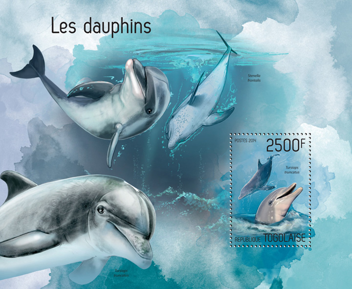 Les dauphins  stamp collectible - Main Image 2
