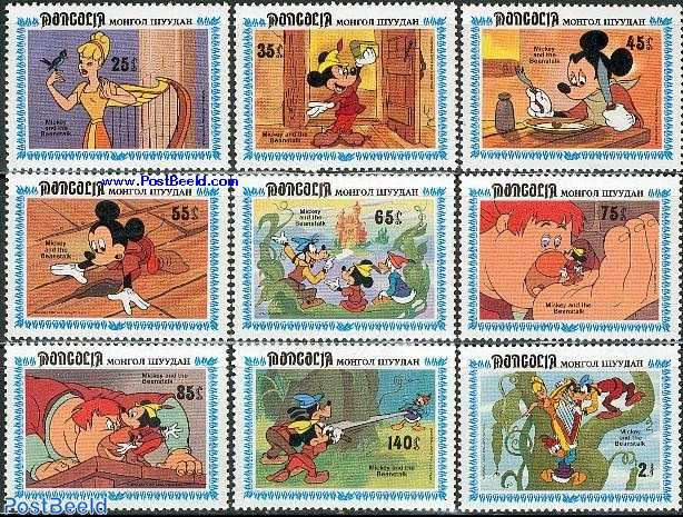 Mickey and the Magic Bean  stamp collectible - Main Image 2