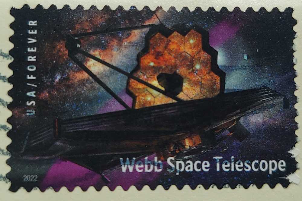 2022 James Webb Telescope  stamp collectible - Main Image 2