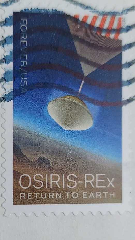 2023 Osiris Return To Earth  stamp collectible - Main Image 2