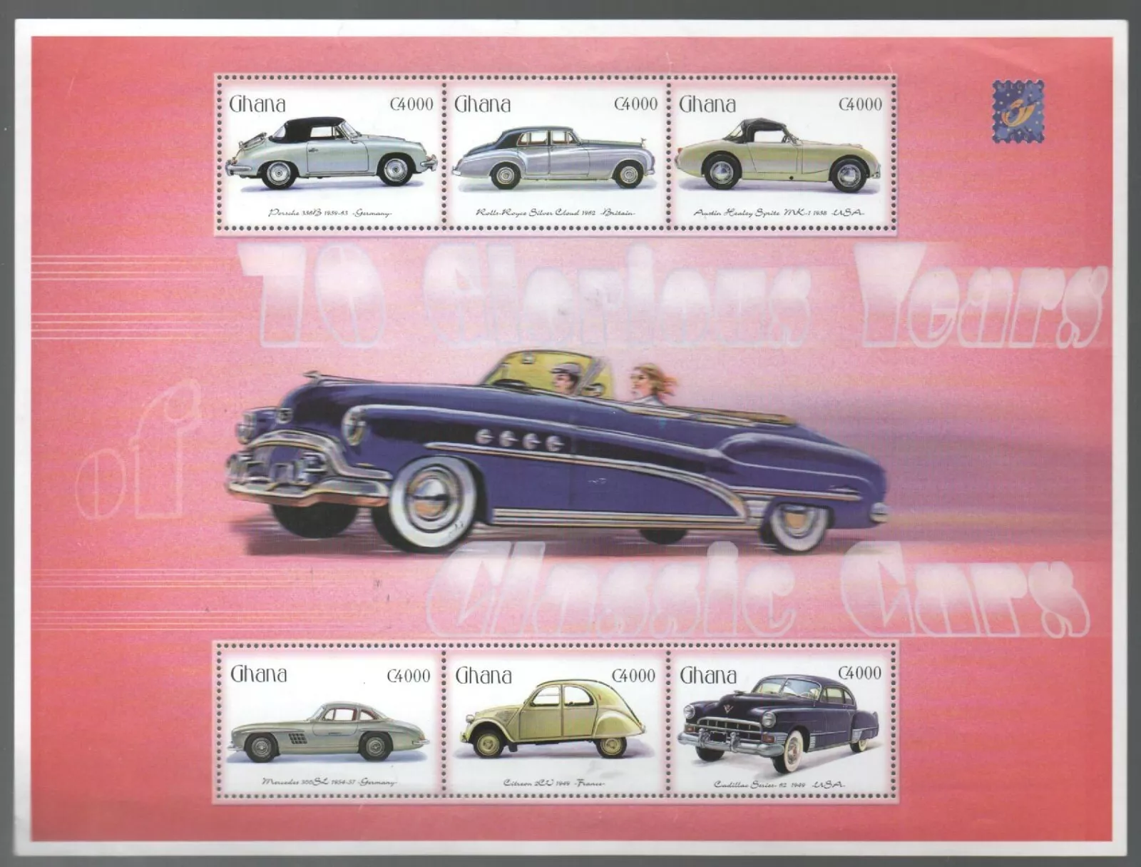 Classic Cars Brussels Exh  stamp collectible - Main Image 2