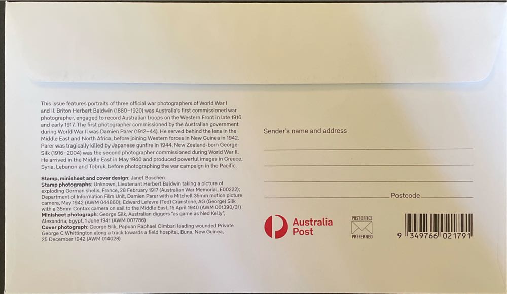 Picturing War  stamp collectible [Barcode 9349766021791] - Main Image 2