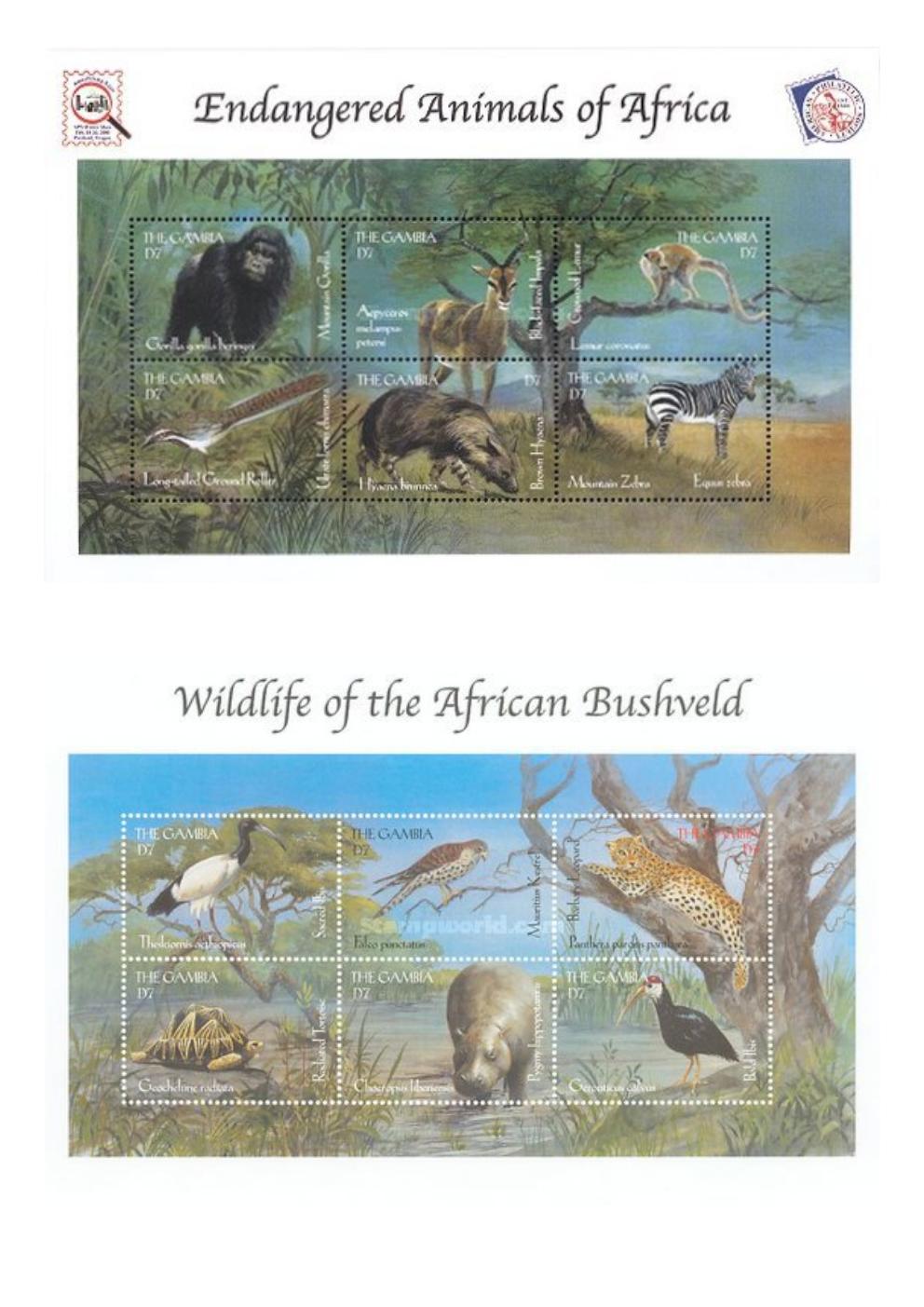 An african safari  stamp collectible - Main Image 2